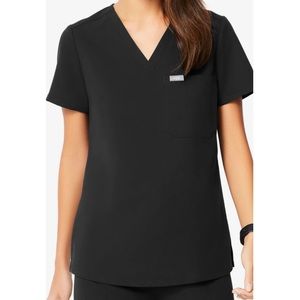 Women’s Black Catarina One-Pocket Top - XL